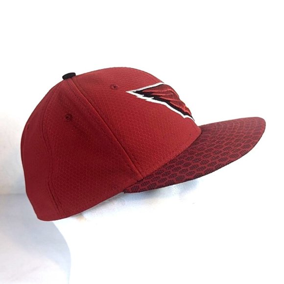New Era NFL Arizona Cardinals 59Fifty Red Fitted Hat 7 5/8 - Picture 3 of 8
